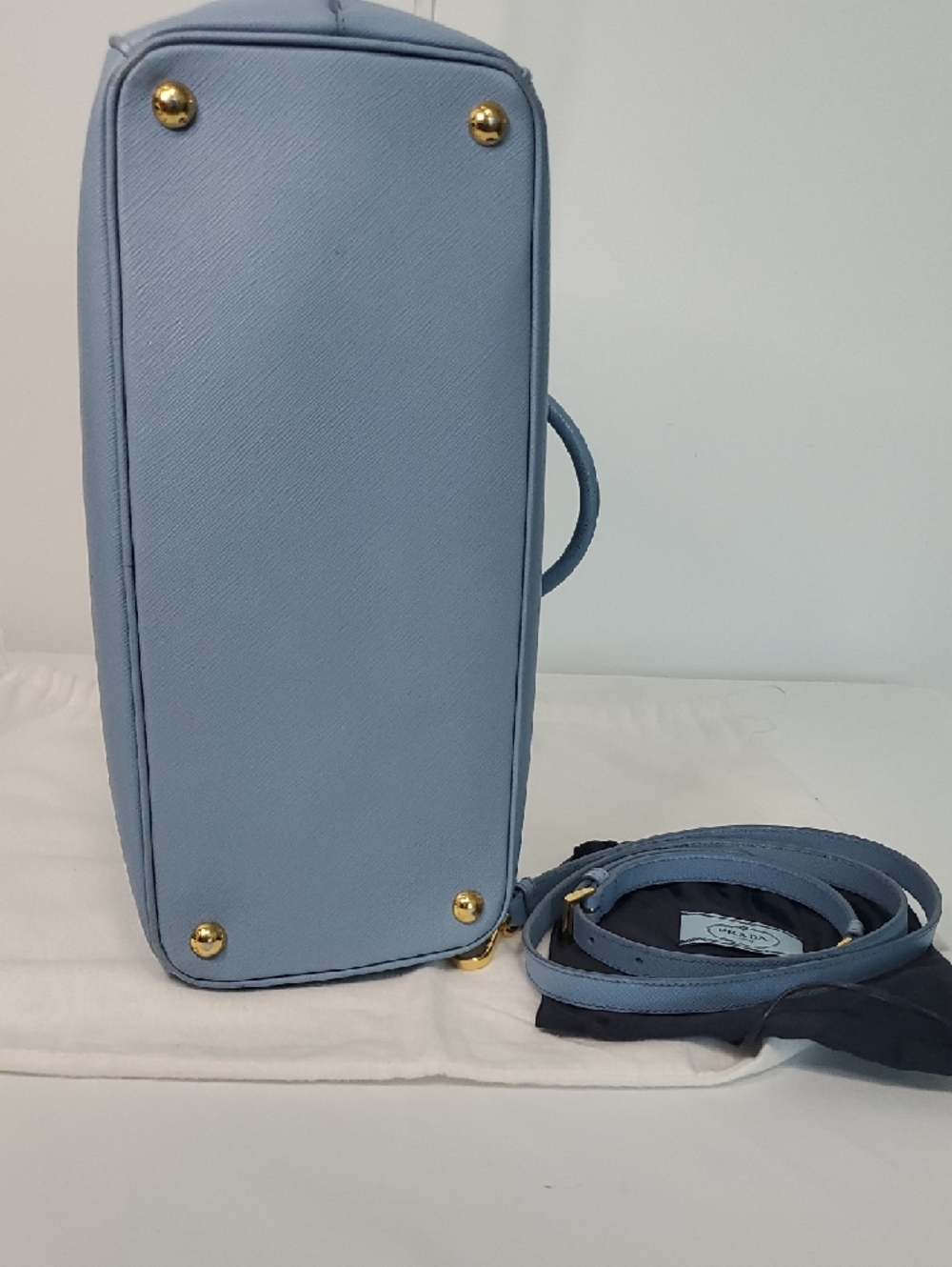 Prada Saffiano Lux Medium Double Zip Tote - Picture 8 of 15